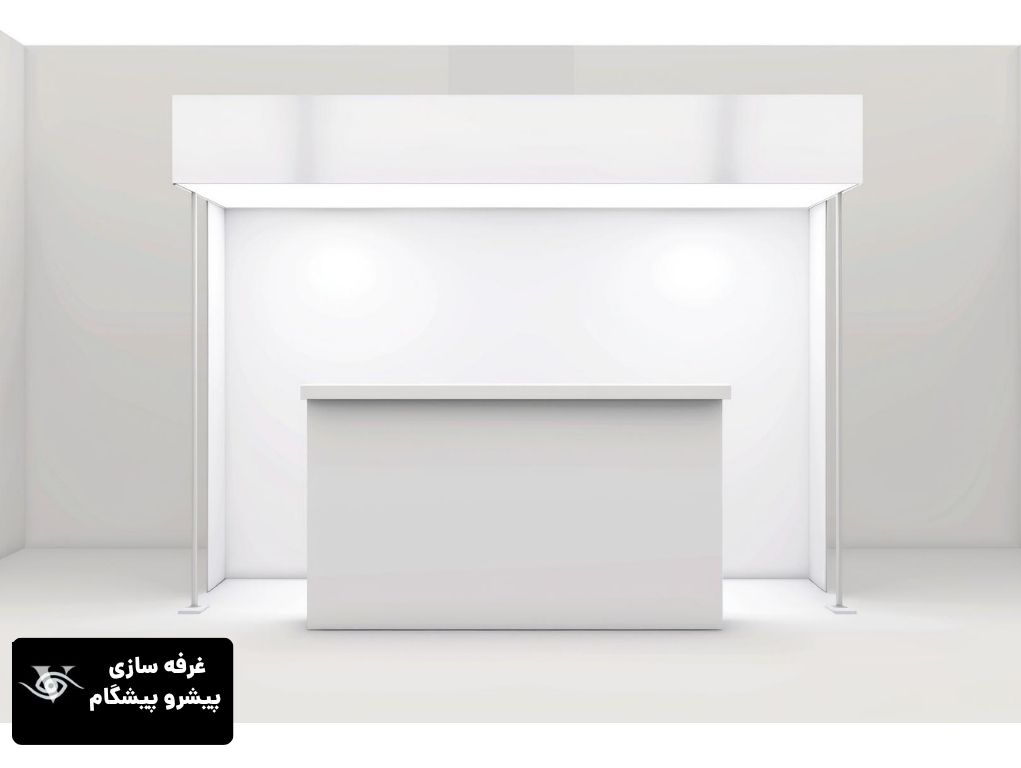 غرفه مینیمال سفید