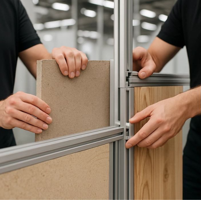 مواد غرفه سازی پایدار 